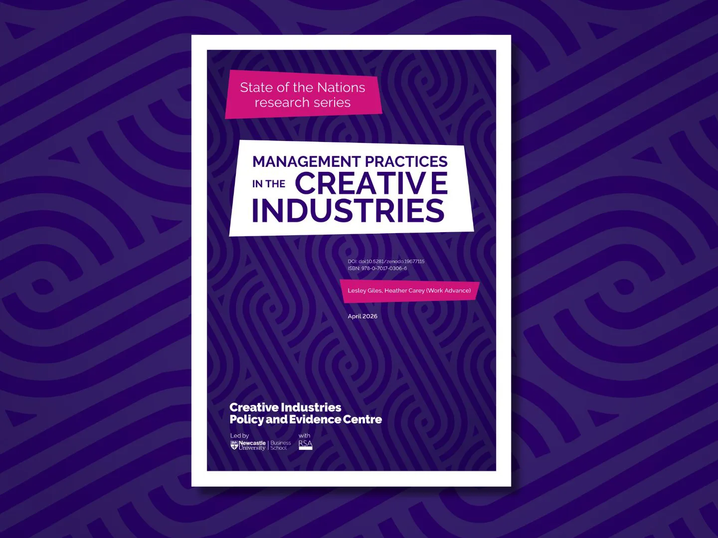 Management Practices in the Creative Industries